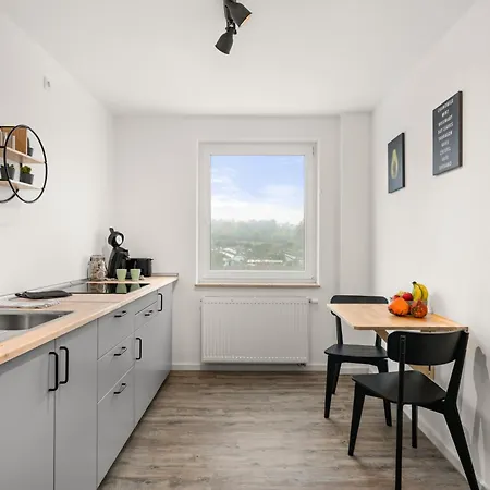 Lofts - Moderne Fuer 3 Mit Balkon Nahe Vw-werk Апартаменты