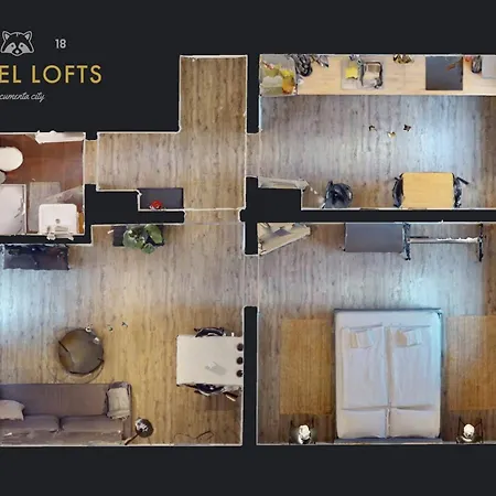Апартаменты Lofts - Moderne Fuer 3 Mit Balkon Nahe Vw-werk Кассель
